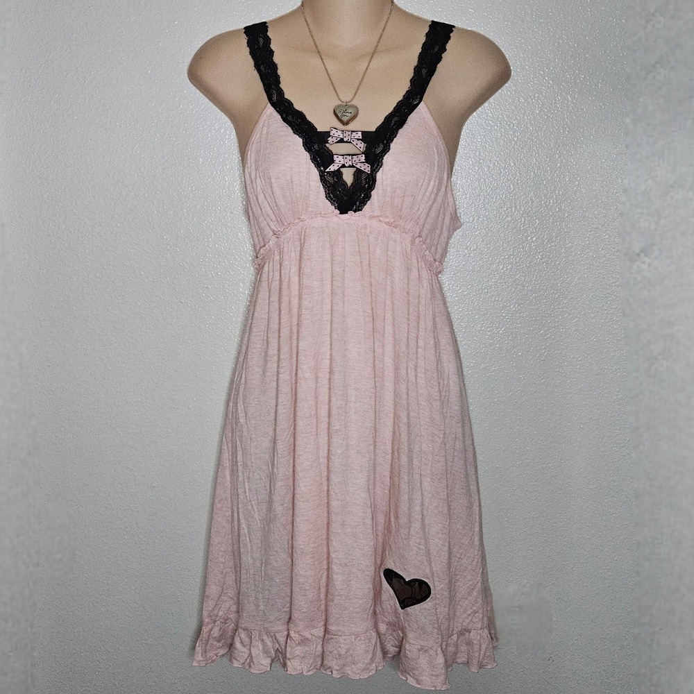 Betsey Johnson Babydoll Chemise Nightgown Dress NWT